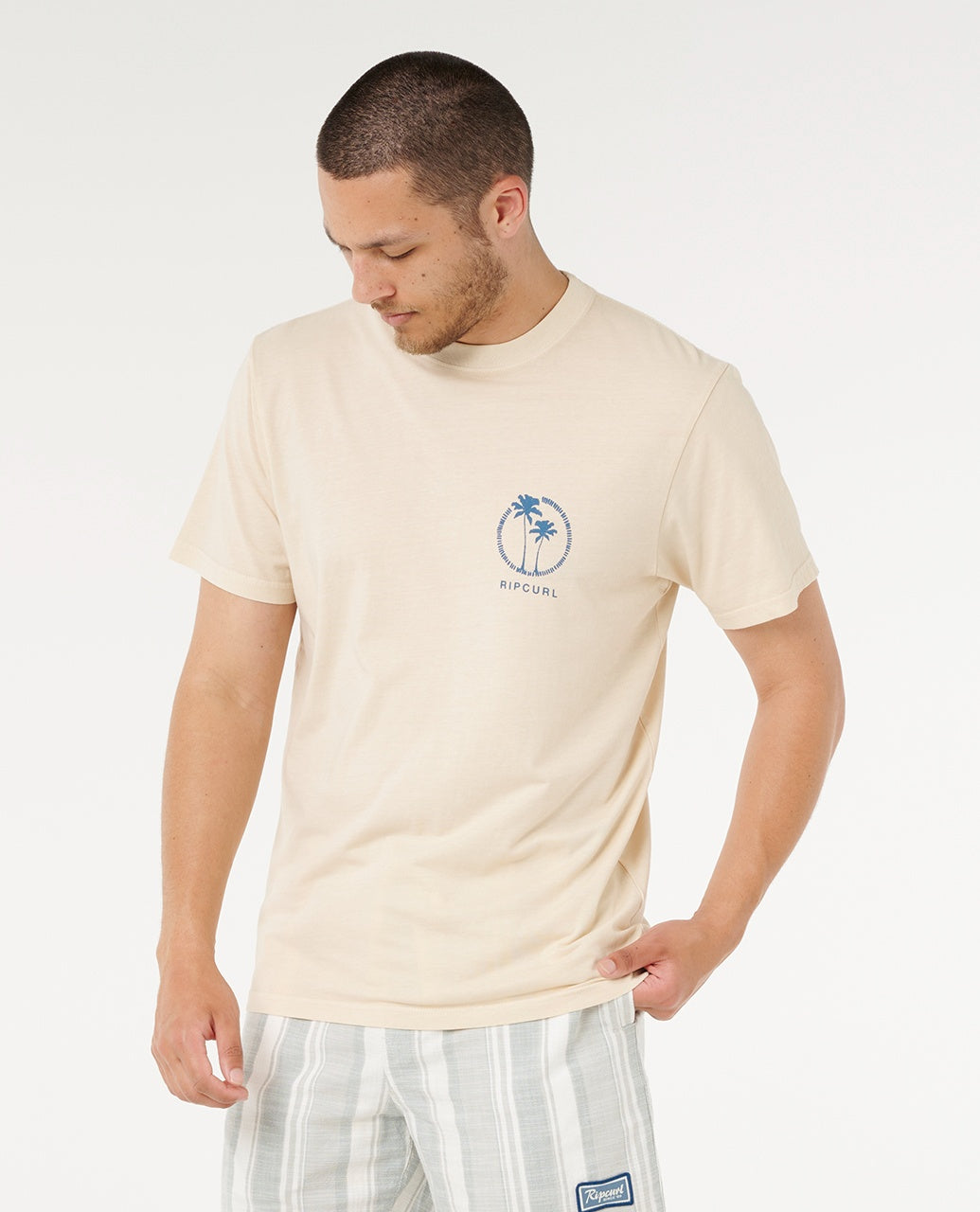 MOD CALI TWO PALMS TEE - vintage white