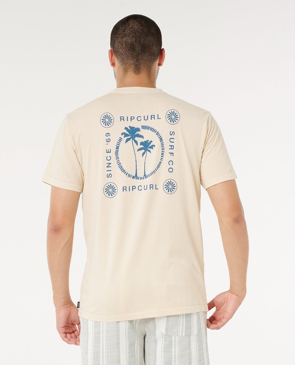 MOD CALI TWO PALMS TEE - vintage white