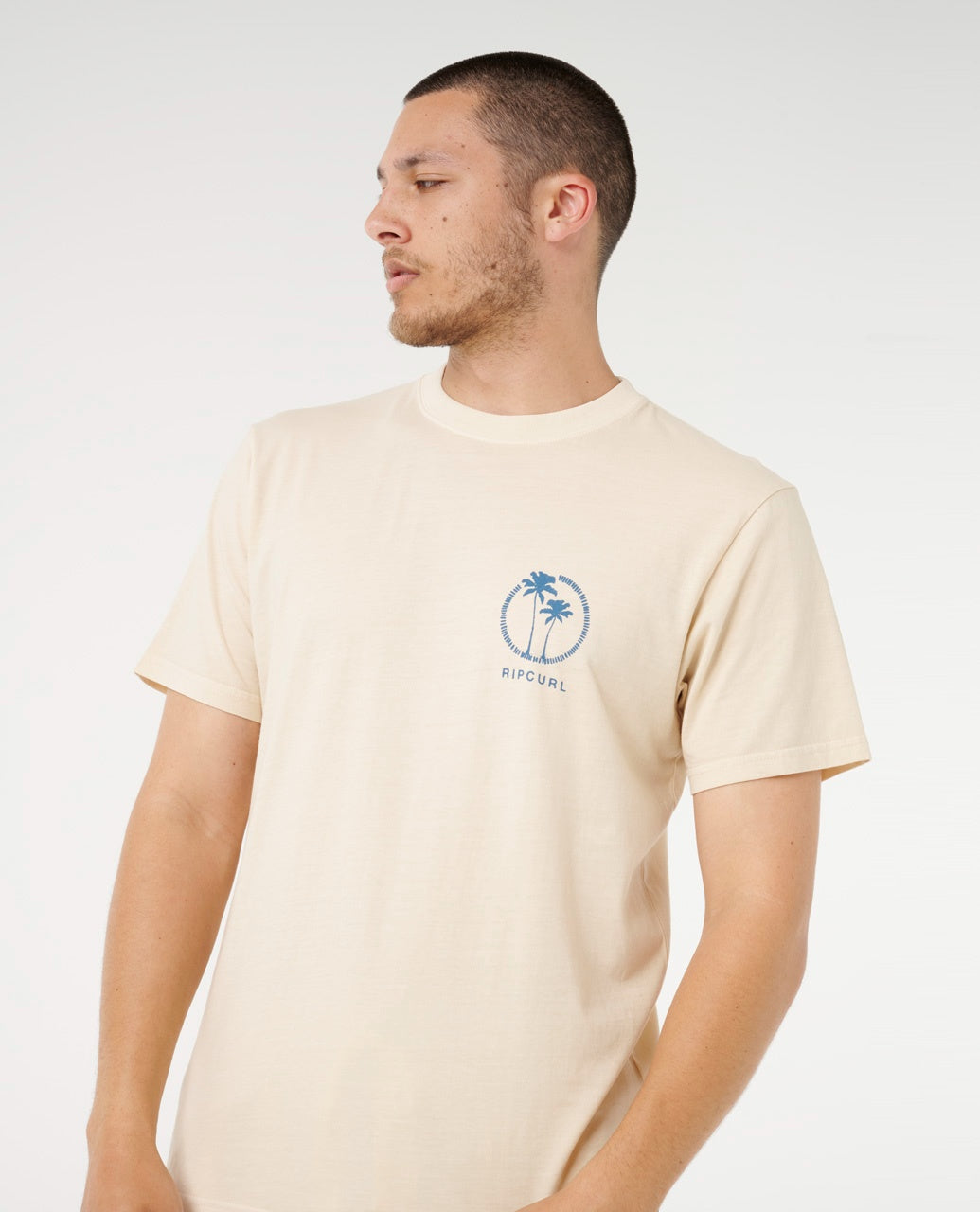 MOD CALI TWO PALMS TEE - vintage white
