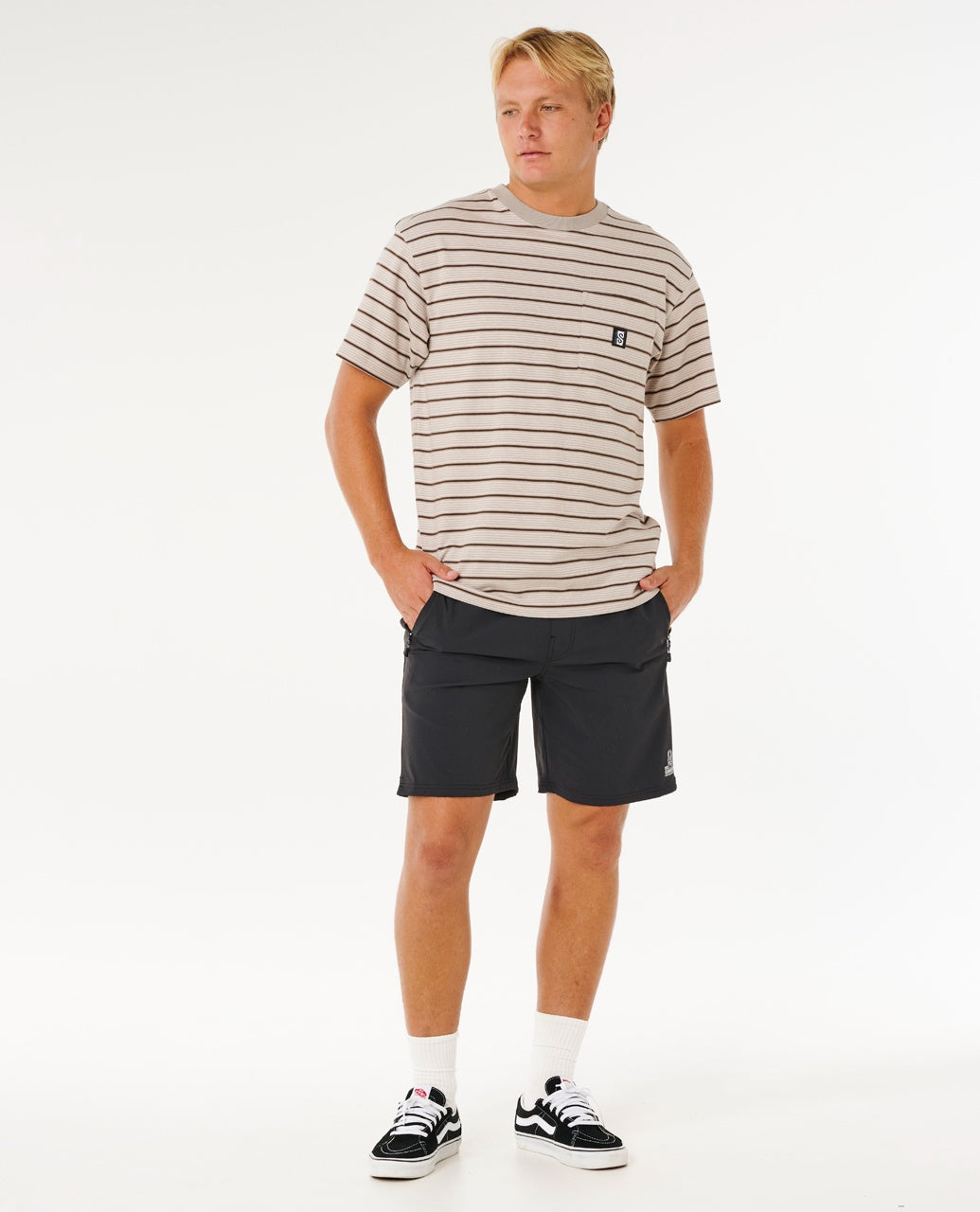 SEARCH STRIPE T - stone