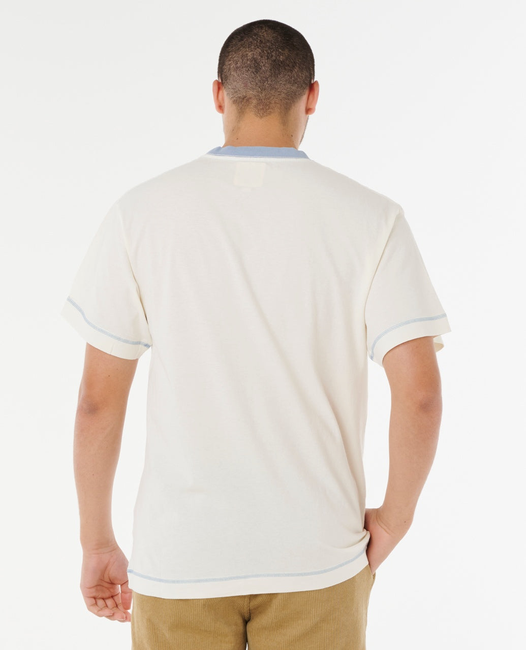 AOTS TY WILLIAMS RINGER TEE - bone