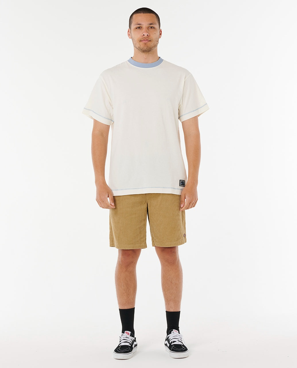 AOTS TY WILLIAMS RINGER TEE - bone