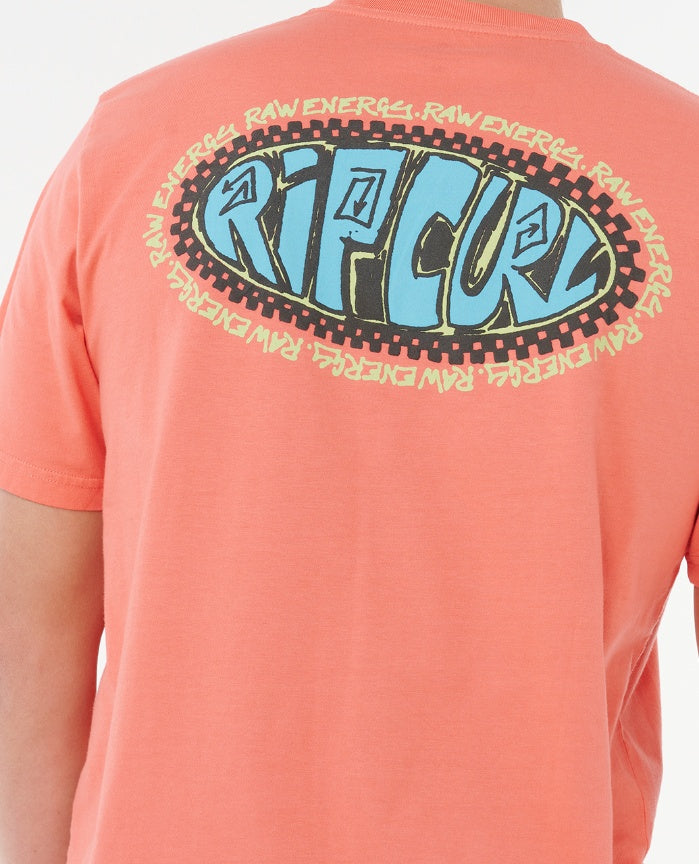RAW ENERGY DE OVAL T - rose sky