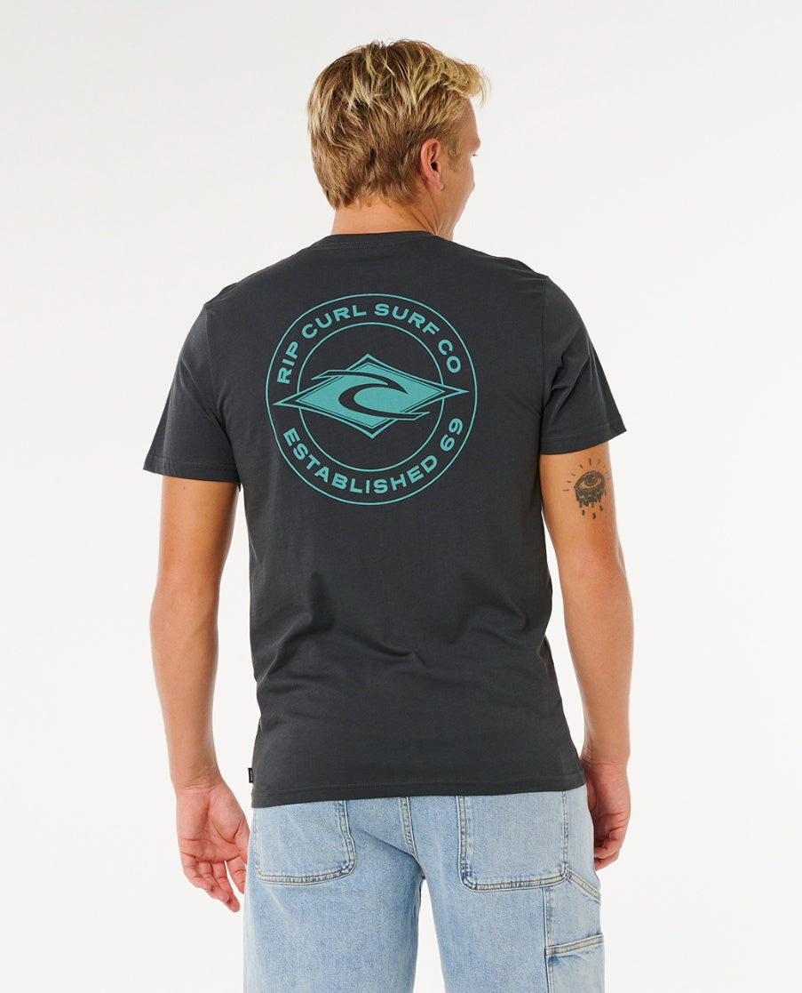 STAPLE T II - washed black