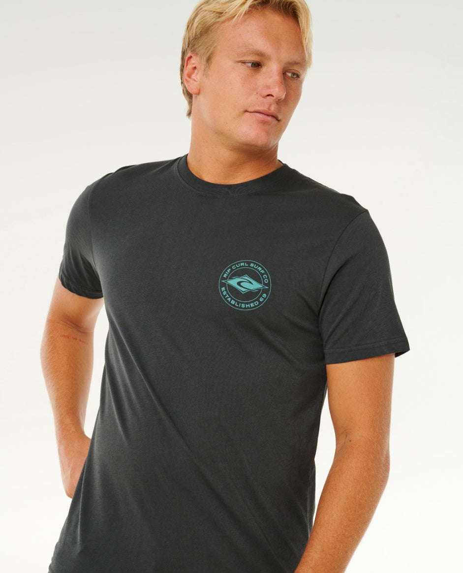 STAPLE T II - washed black