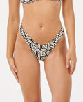 SUNSET JACQUARD SKIMPY - black