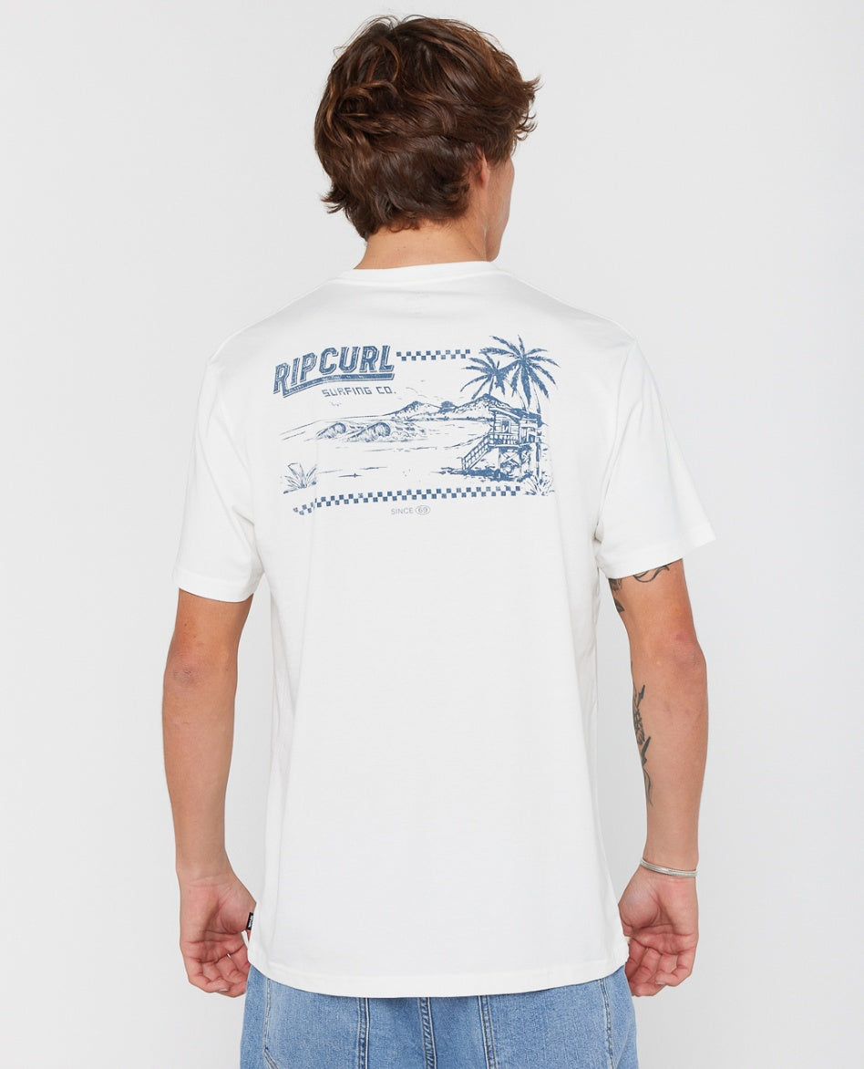 SPORTLINE F&B TEE - bone