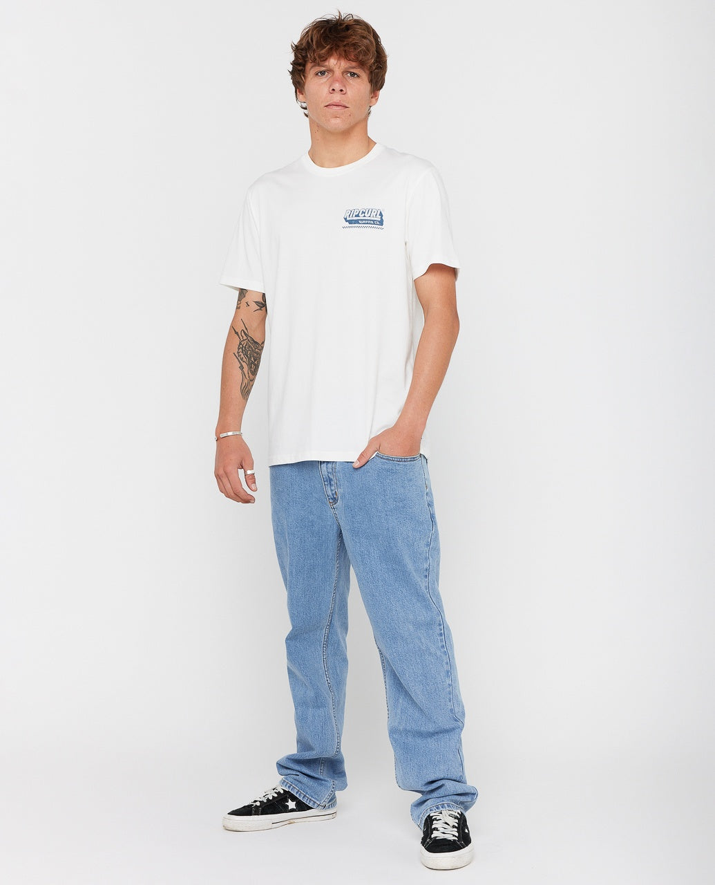 SPORTLINE F&B TEE - bone