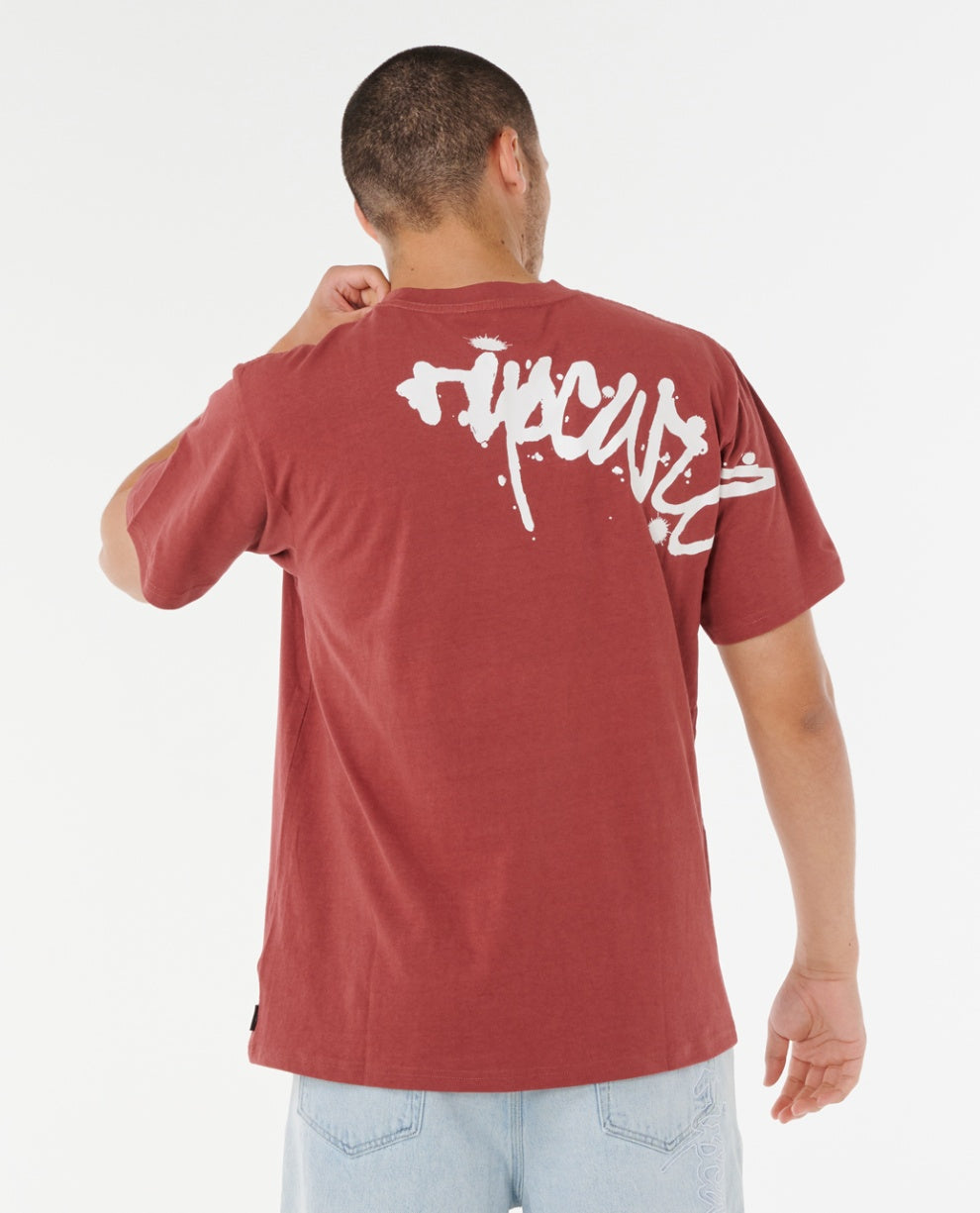 MEDINA  SPLAT TEE - apple butter