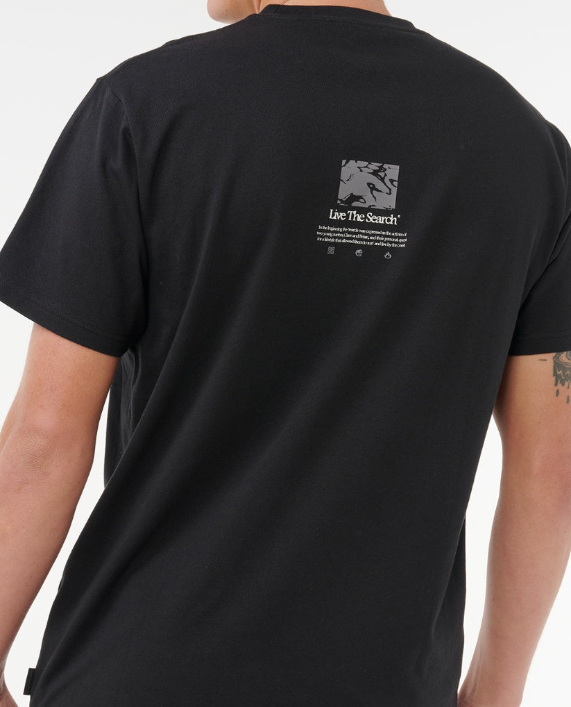 SEARCH EXCURSIONS TEE - black
