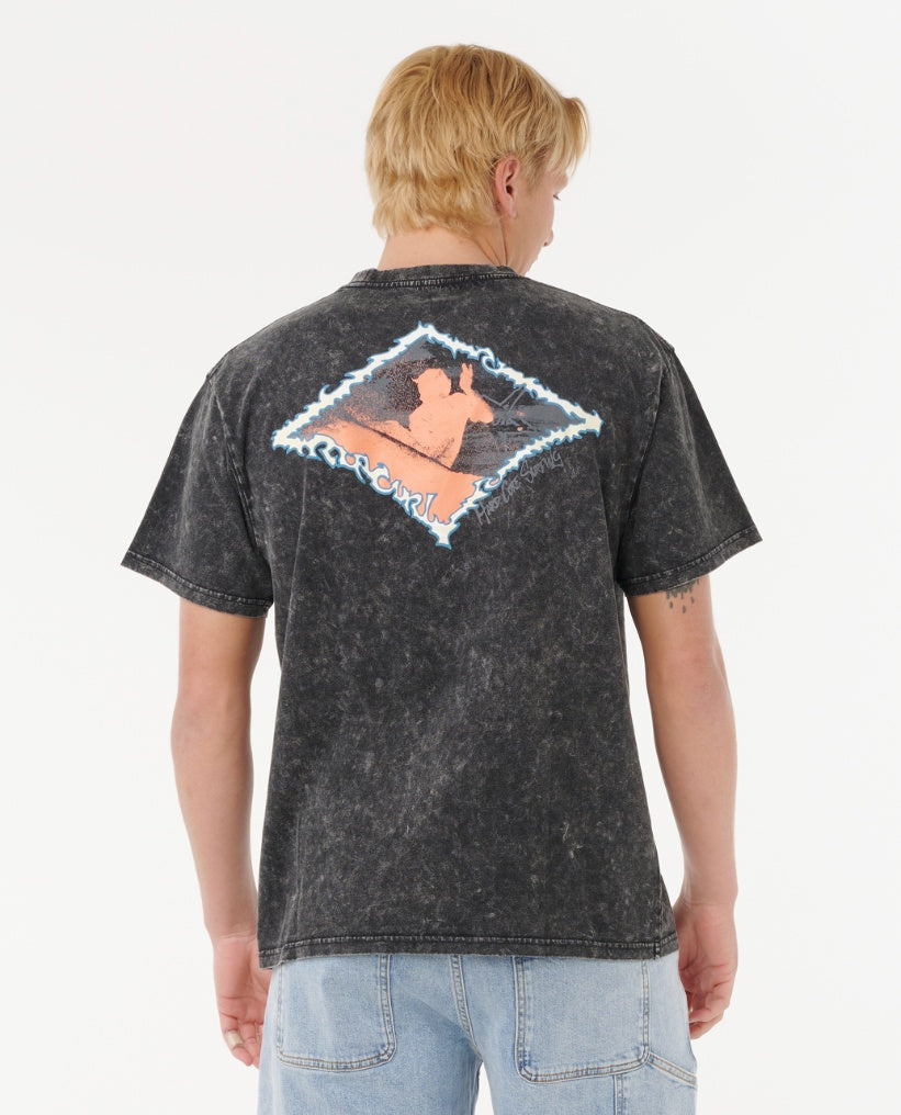 RAW ENERGY THRASH TEE - black