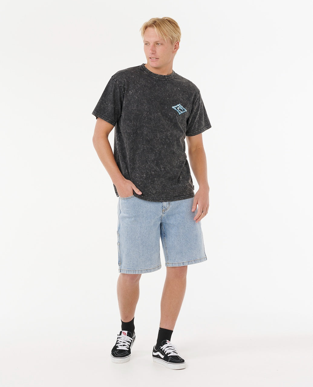 RAW ENERGY THRASH TEE - black