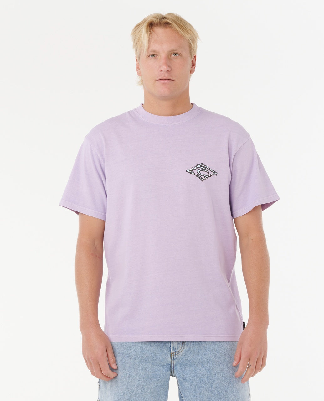 RAW ENERGY THRASH TEE - iced lavender