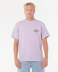 RAW ENERGY THRASH TEE - iced lavender