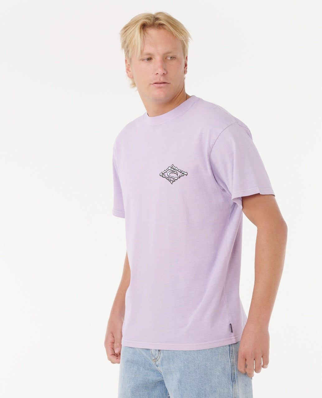 RAW ENERGY THRASH TEE - iced lavender