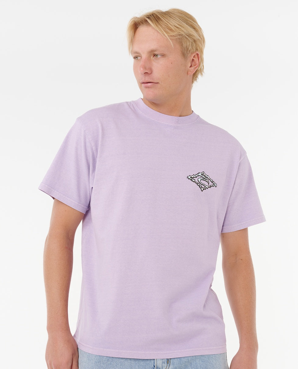 RAW ENERGY THRASH TEE - iced lavender