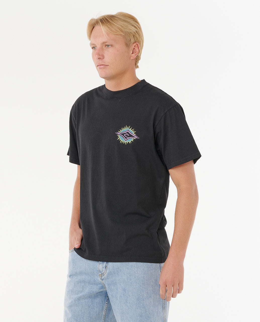 RAW BURST TEE - black