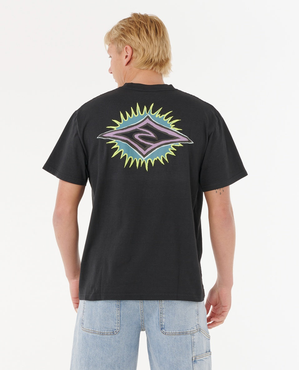 RAW BURST TEE - black