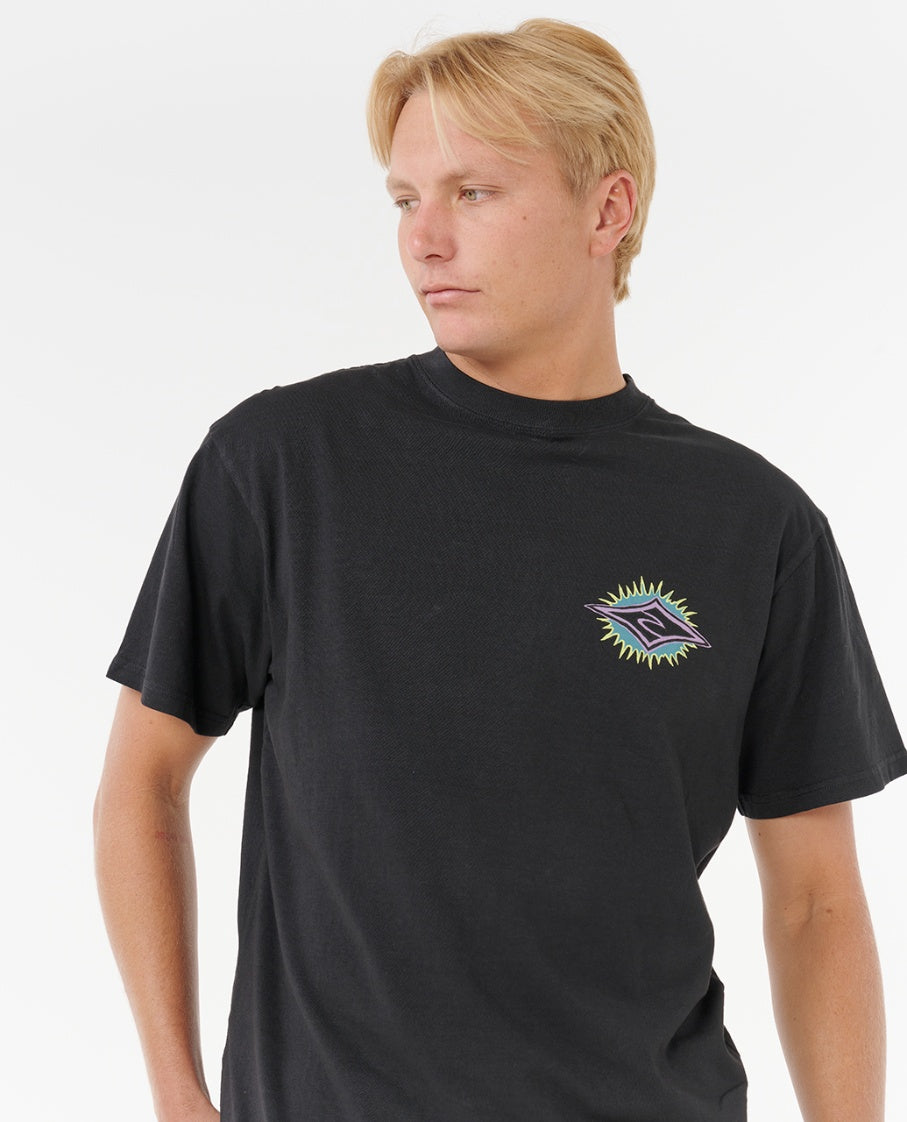 RAW BURST TEE - black