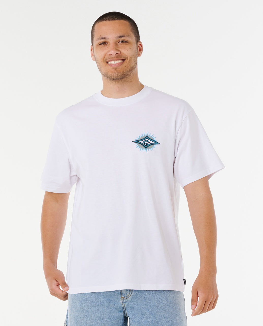 RAW BURST TEE - white