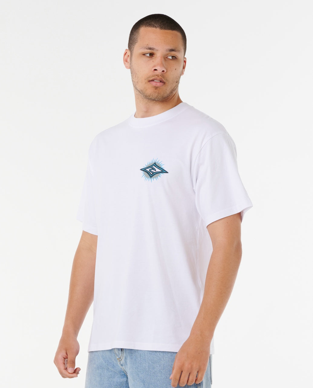 RAW BURST TEE - white