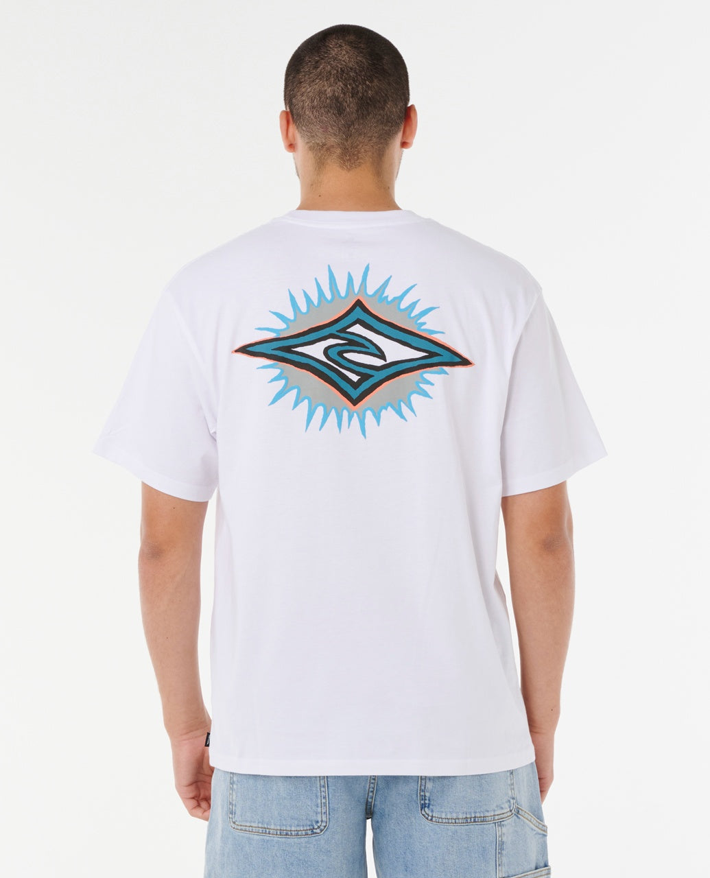 RAW BURST TEE - white