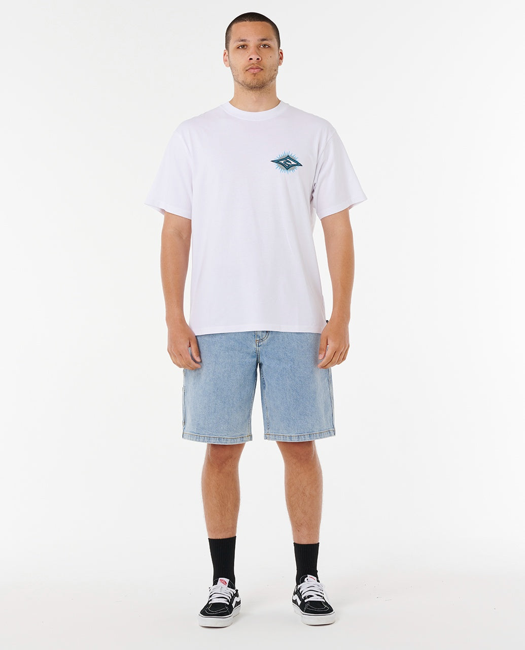RAW BURST TEE - white