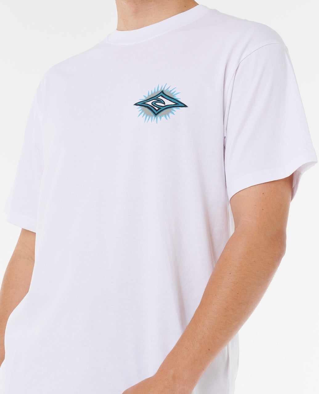 RAW BURST TEE - white