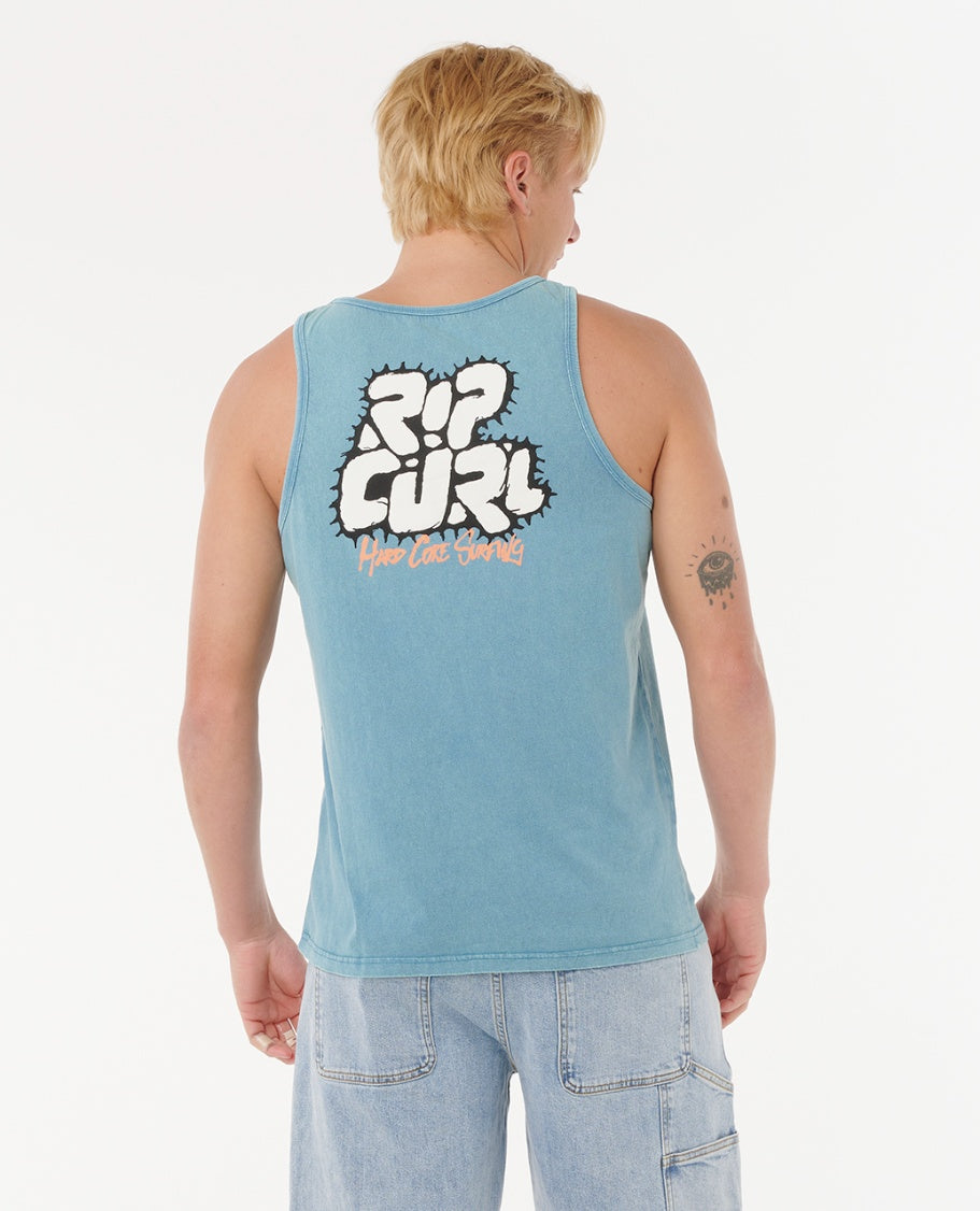 RAW ENERGY BUBBLE TANK - storm blue
