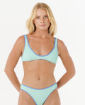 LUXE SURF BRALETTE - aqua