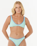 LUXE SURF BRALETTE - aqua