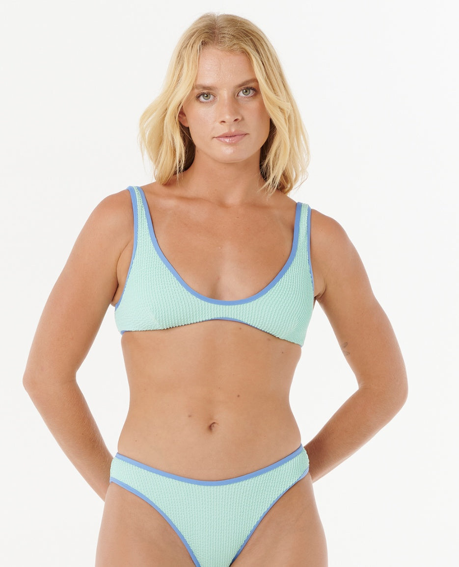 LUXE SURF BRALETTE - aqua