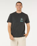 MOD CALI SUNSET TEE - washed black