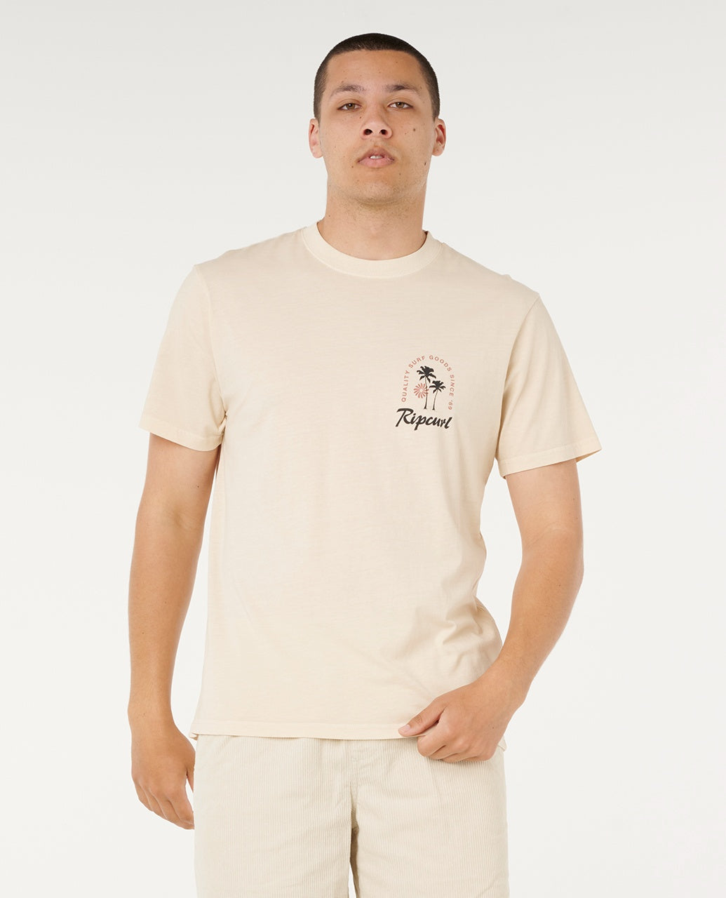 MOD CALI SUNSET TEE - vintage white
