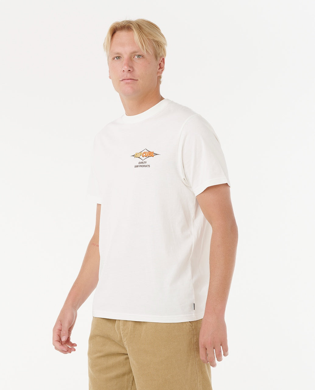 SURF REVIVAL DECAL TEE - bone
