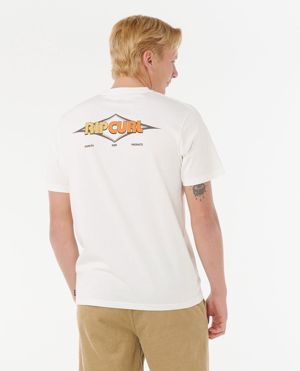 SURF REVIVAL DECAL TEE - bone