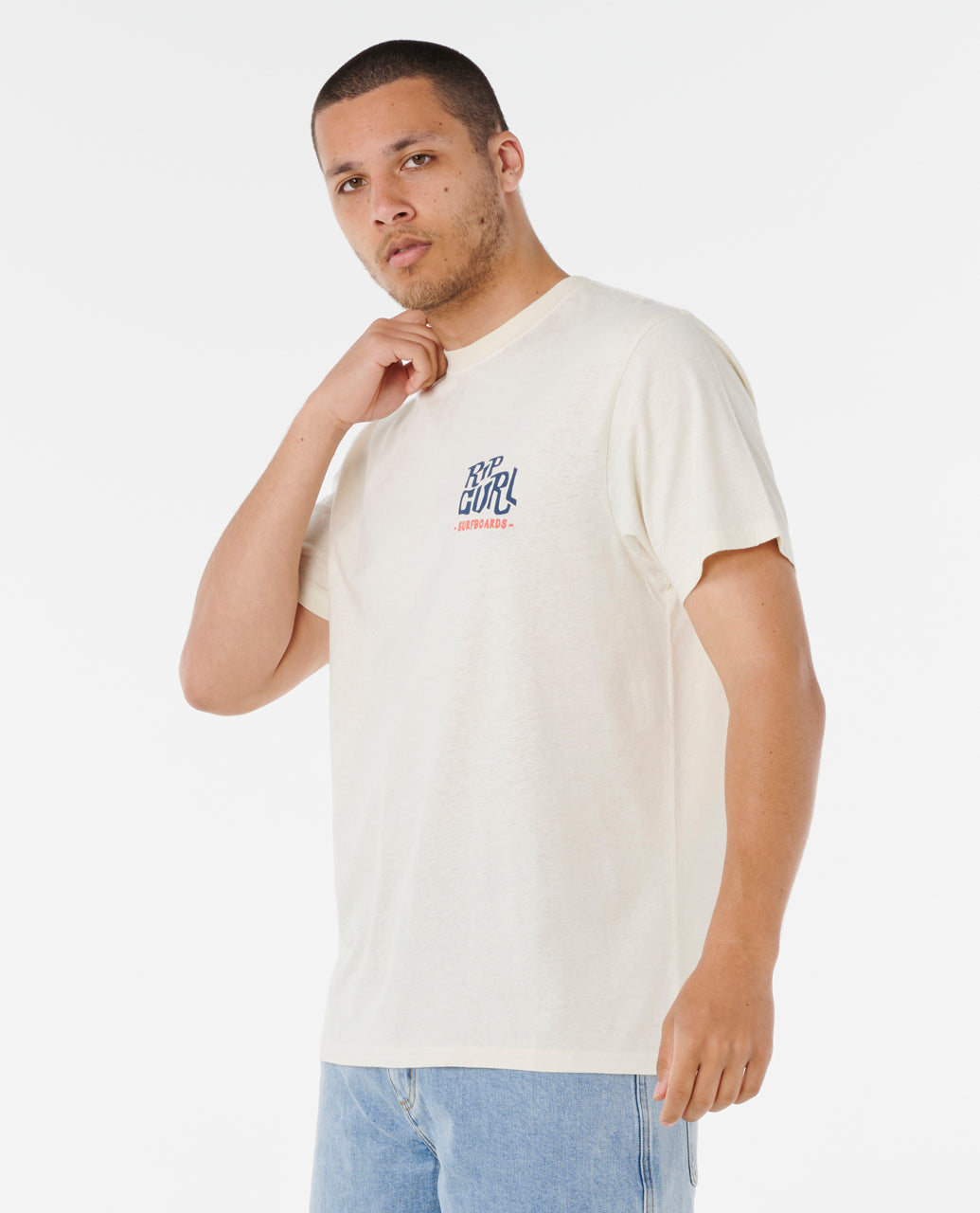SHAPER ADDRESS TEE - bone