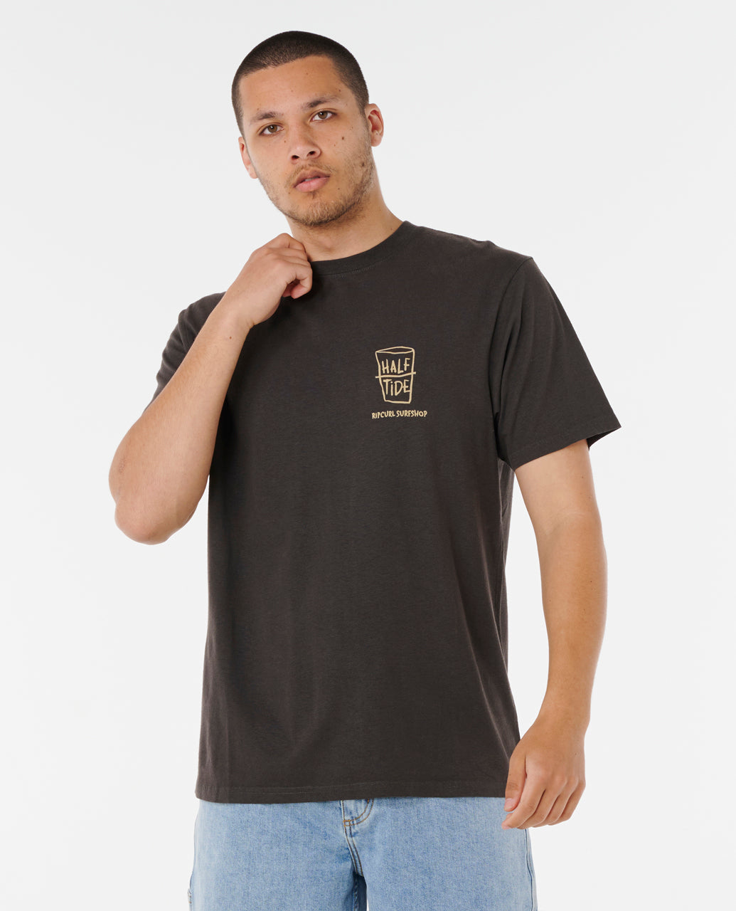 SHAPER ADDRESS TEE - washed black