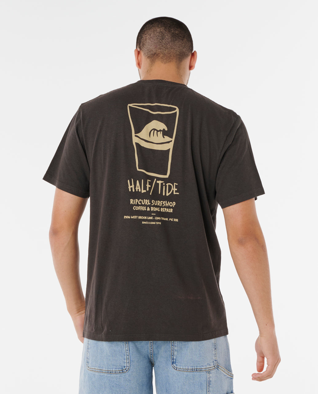 SHAPER ADDRESS TEE - washed black