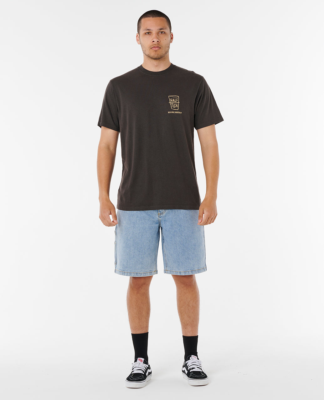 SHAPER ADDRESS TEE - washed black