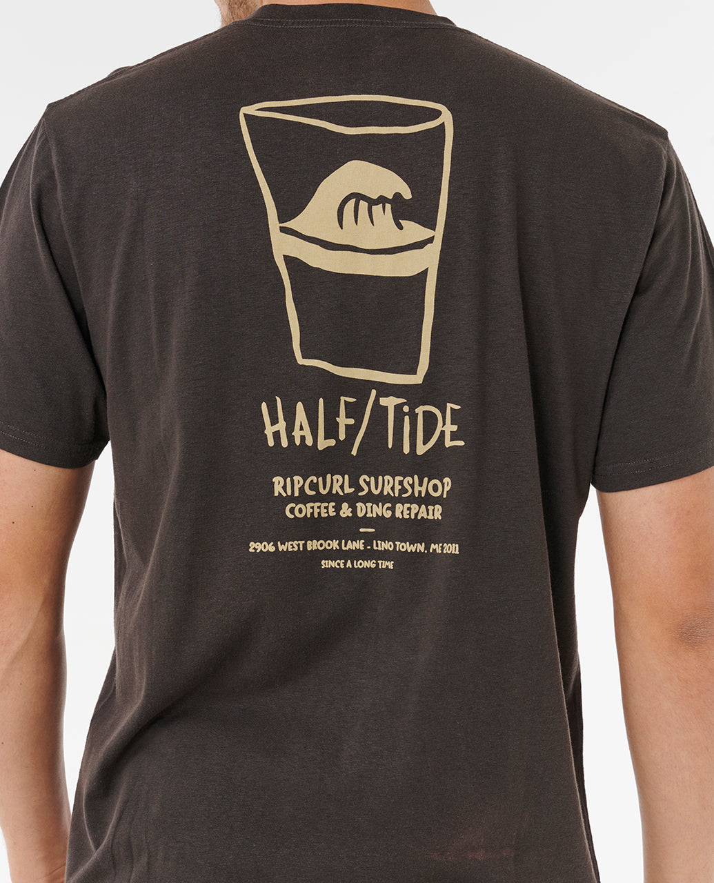 SHAPER ADDRESS TEE - washed black