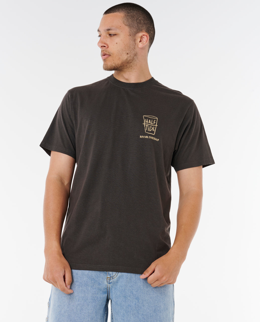 SHAPER ADDRESS TEE - washed black