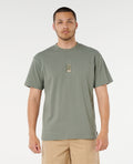 SEARCH STACK EMBROID T - cactus green