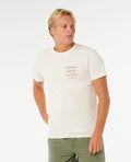 VAPORCOOL SEARCH 3 STACKS TEE - bone