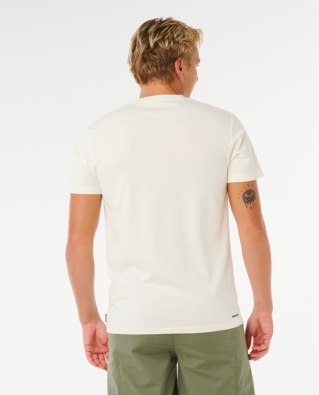 VAPORCOOL SEARCH 3 STACKS TEE - bone