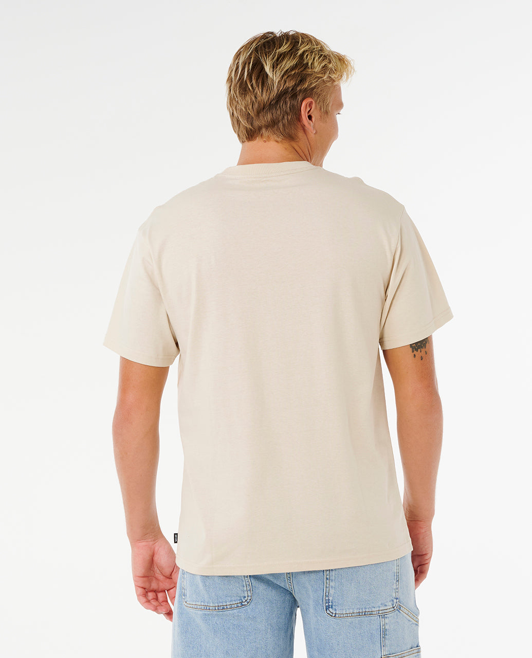 RIP SCRIPT ICON TEE - vintage white