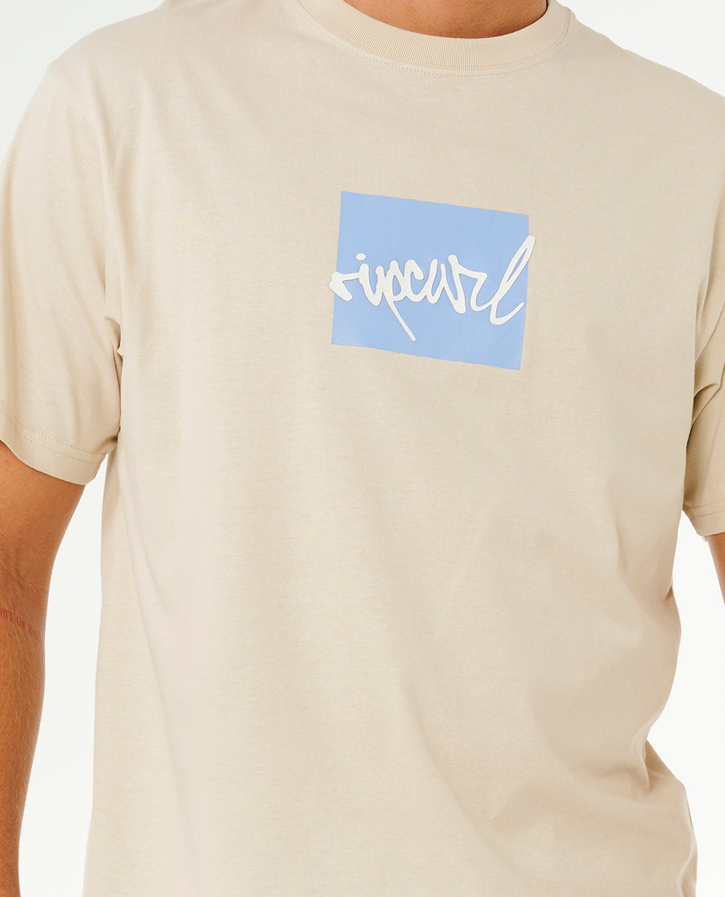 RIP SCRIPT ICON TEE - vintage white