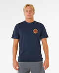 PACIFIC RINSE CIRCLE TEE - dark navy