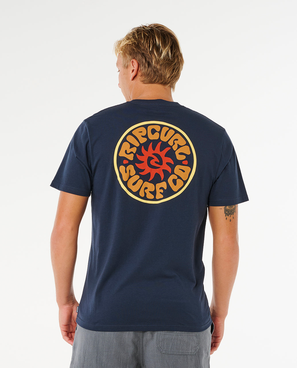 PACIFIC RINSE CIRCLE TEE - dark navy