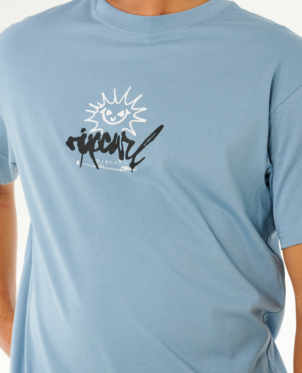 INNER VISIONS ROTTN SUN T - faded denim